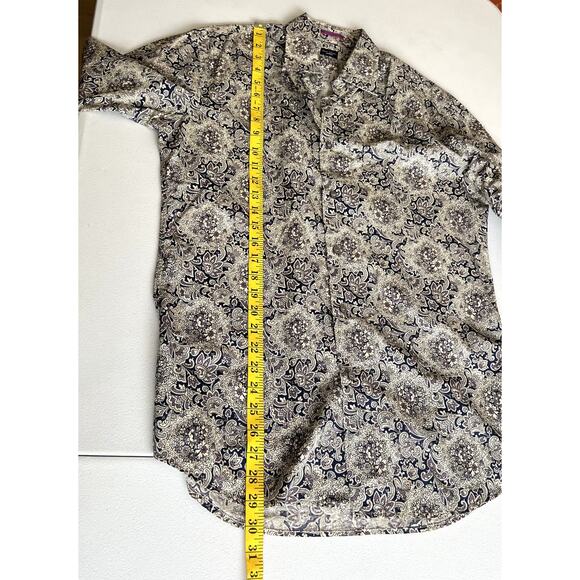 Paul Smith London Made Italy Men Shirt Paisley Button Up Dressy Preppy Designer - Picture 6 of 12